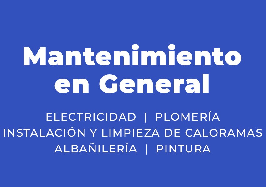 Mantenimiento en General