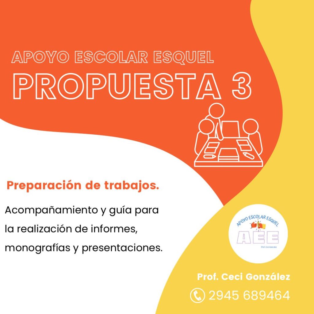 Apoyo Escolar Esquel en La Guia Esquel